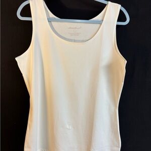 Eddie Bauer Off-White Tank Top Women’s Large